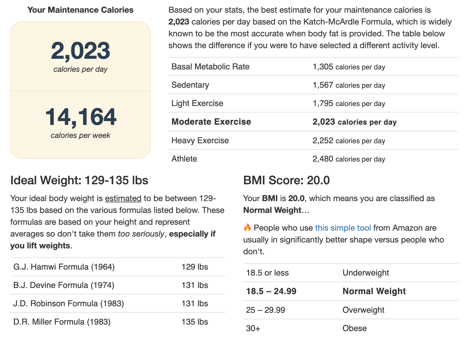Daily Calorie and Macro calculator