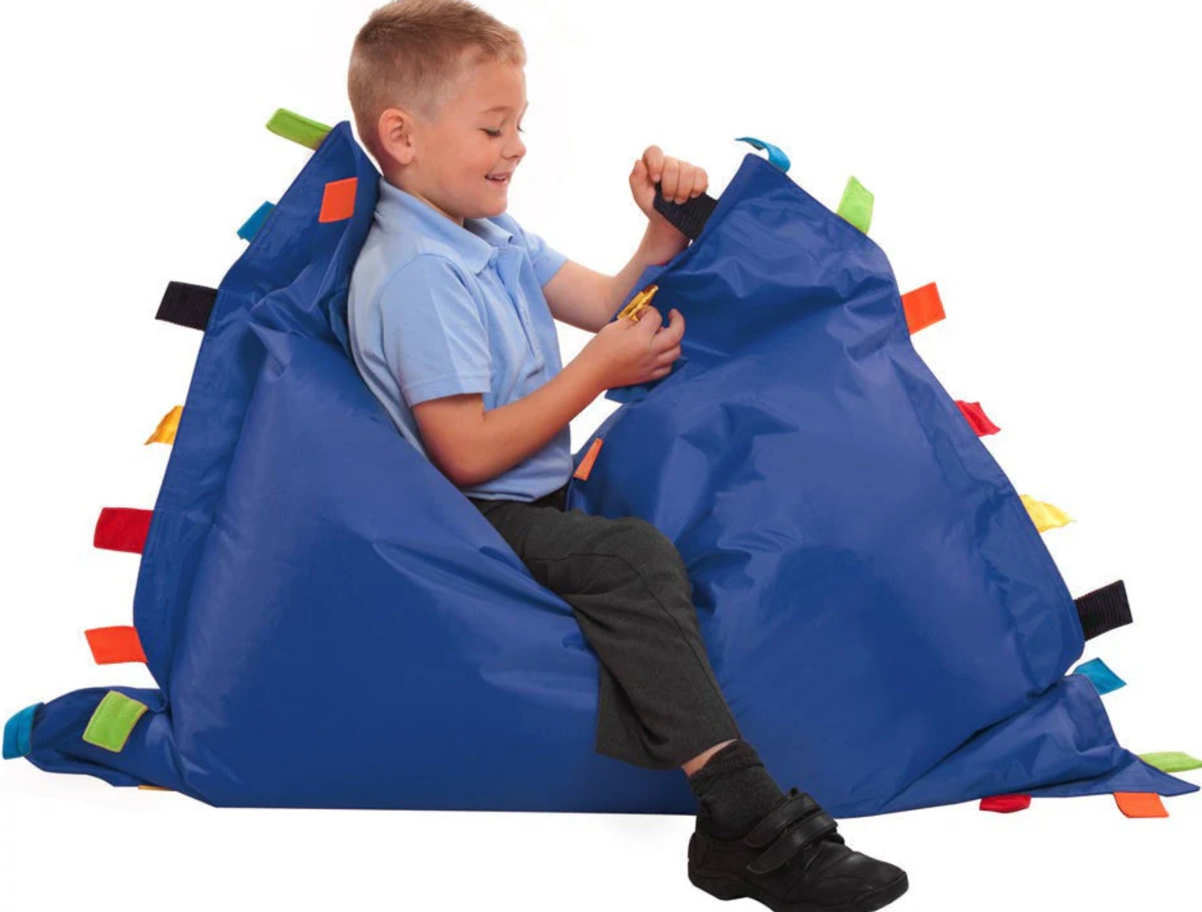 sensory touch tag bean bag