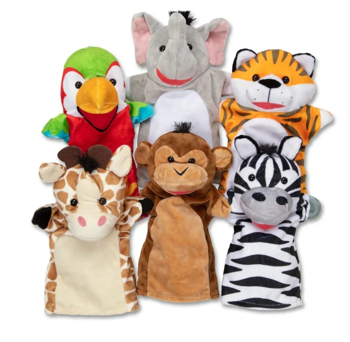 Safari Buddies Hand Puppets