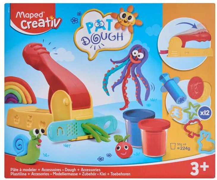 Play Dough - 4 Tubs and 12 Accessories