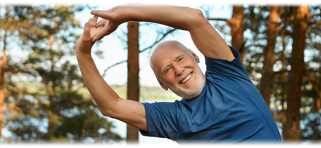 An image  featuring a person jogging. The image suggests the topic of exercise and physical activity for health and fitness