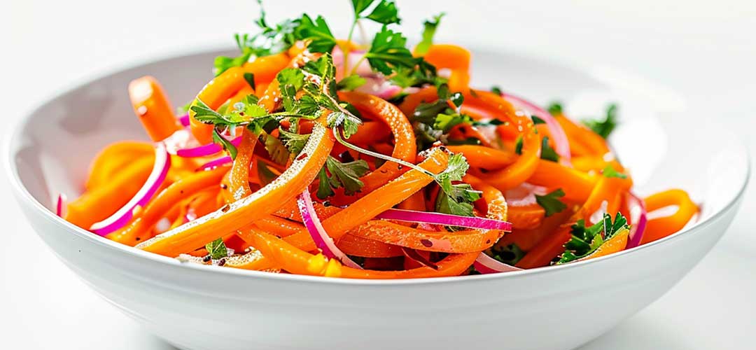 Raw carrot salad