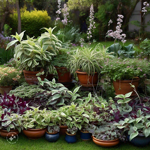 A garden full of tradescantia Nanouk