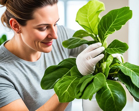 fiddle leaf fig leaf cleaning