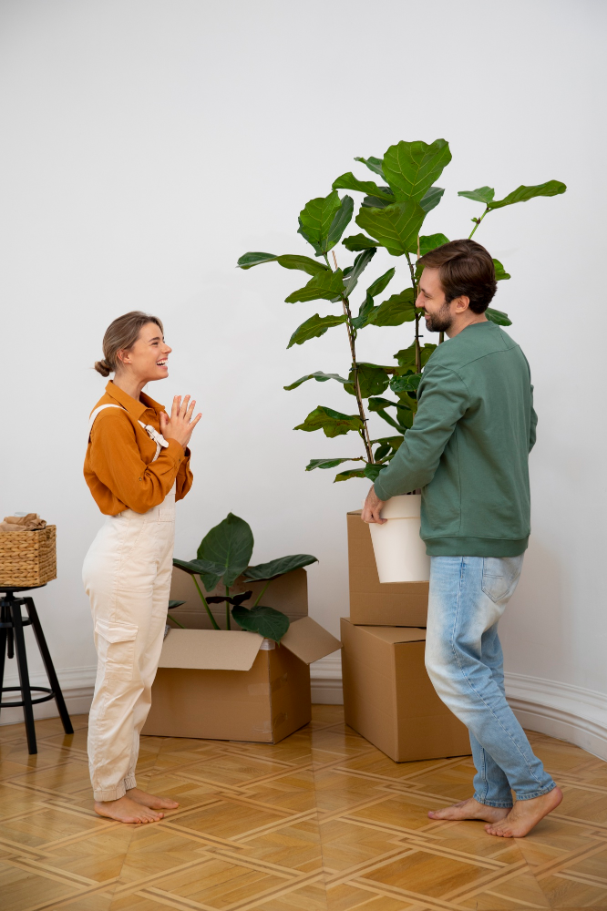 Capturing moments of customers joyfully unboxing their MyGreenScape plants.