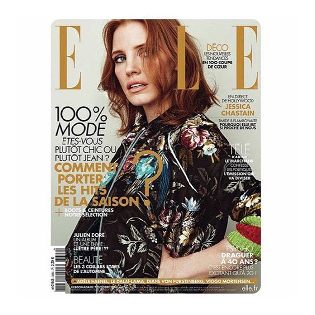 Jessica Chastain for Elle