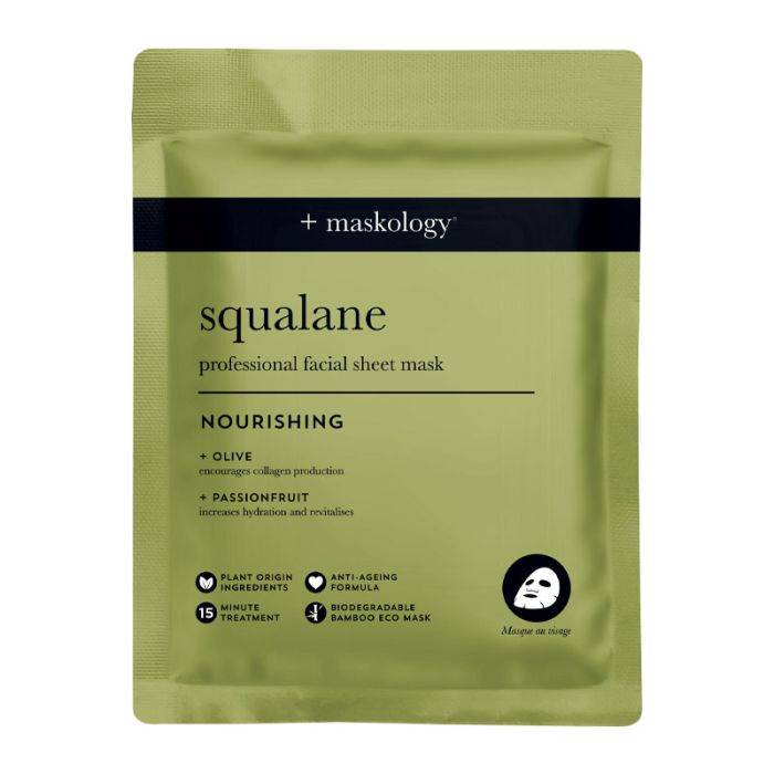 green squalene maskology sheet mask