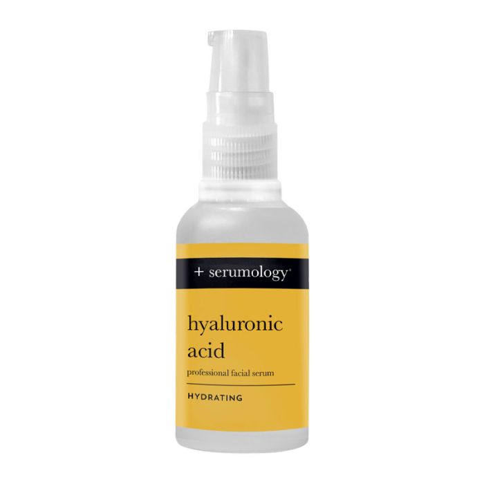 bottle of serumology hyaluroniv acid serum