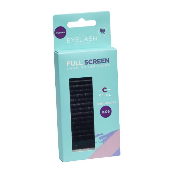 The Eyelash Emporium Full Screen Tray Lashes C Curl 0.05 Mixed Lengths