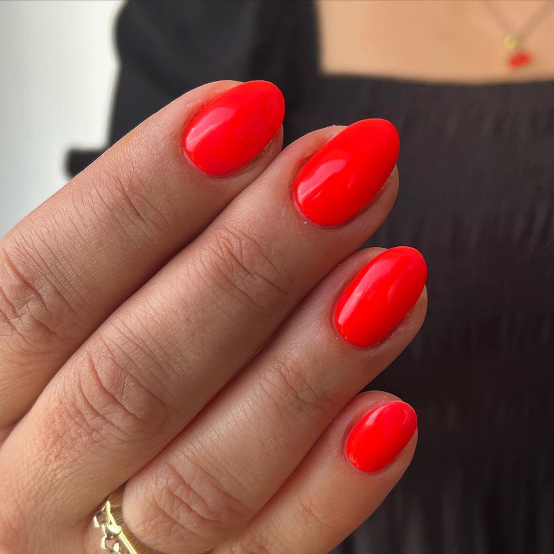 burnt orange nails for festivals