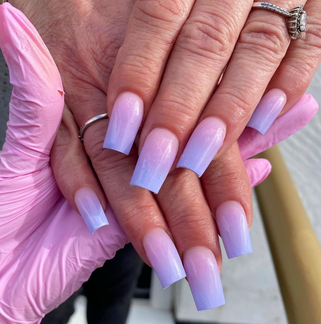 ombre nail designs for festivals