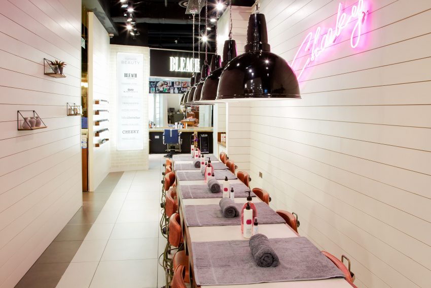 cheeky topshop manicure stations
