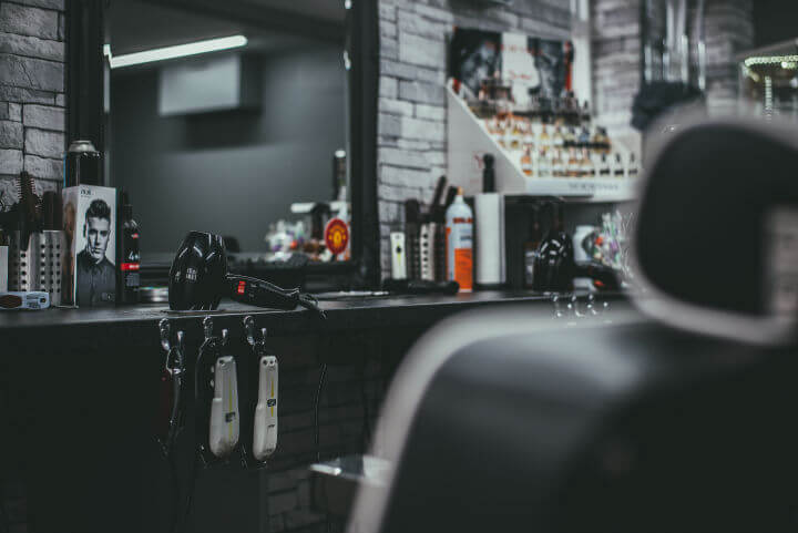 Dutton's Barbershop Interior