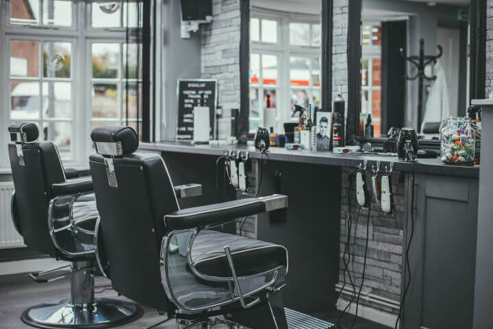 Dutton's Barbershop Interior