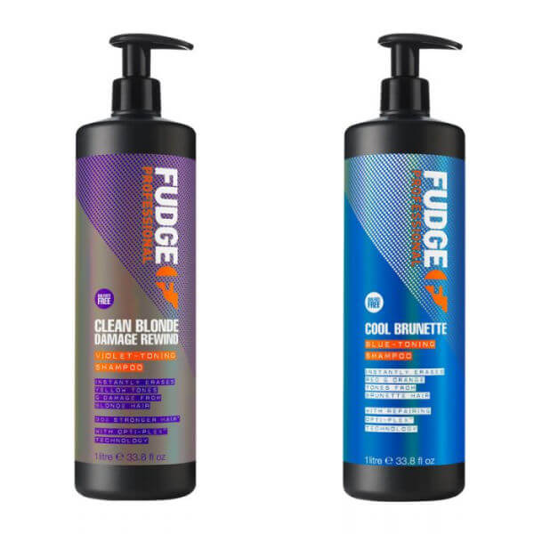 Fudge Professional Clean BLonde and Cool Brunette Shampoo