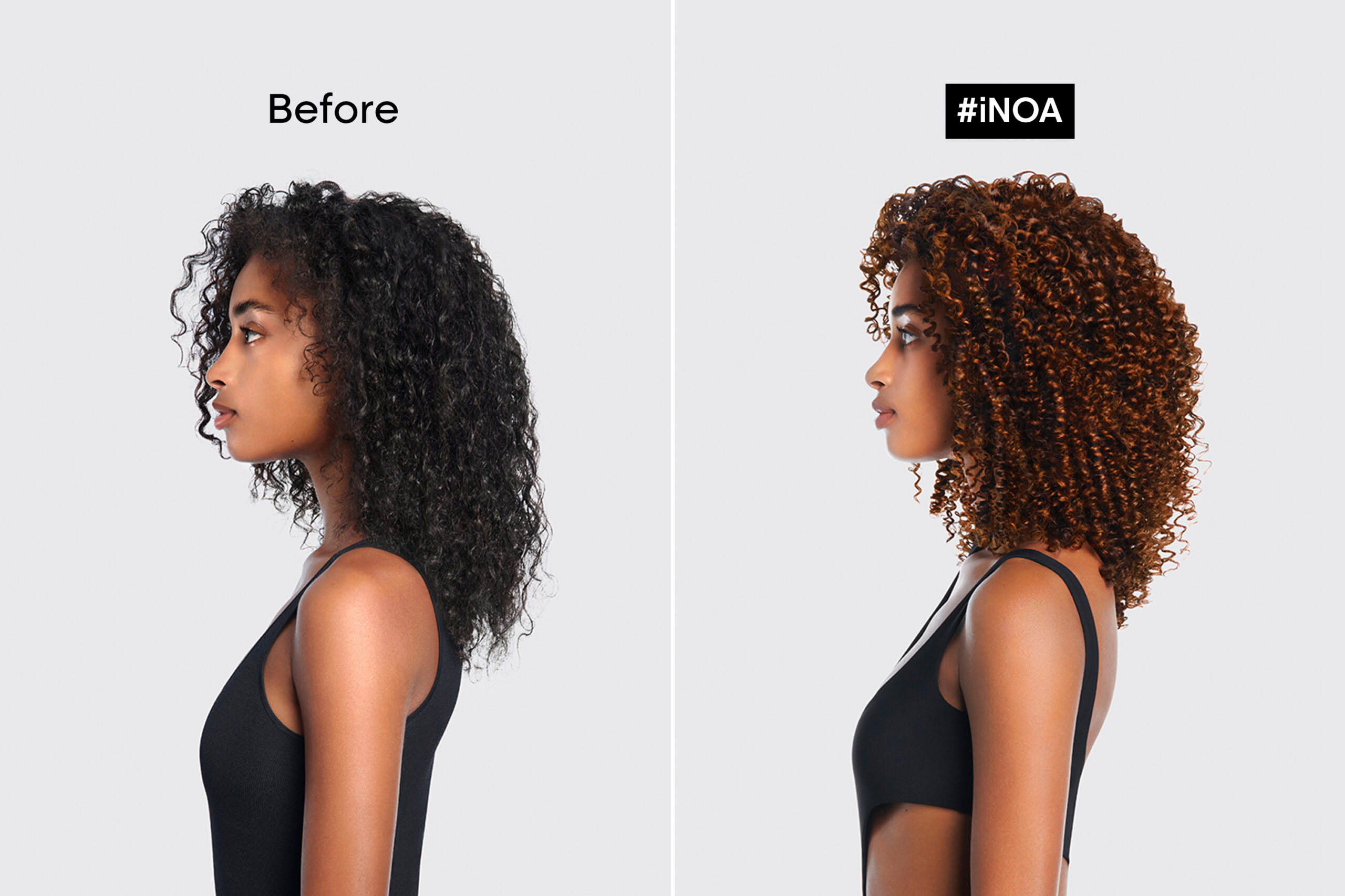 Loreal Inoa before and after 