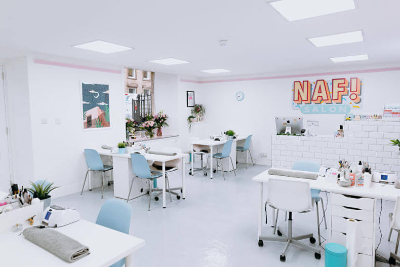 NAF salon interior