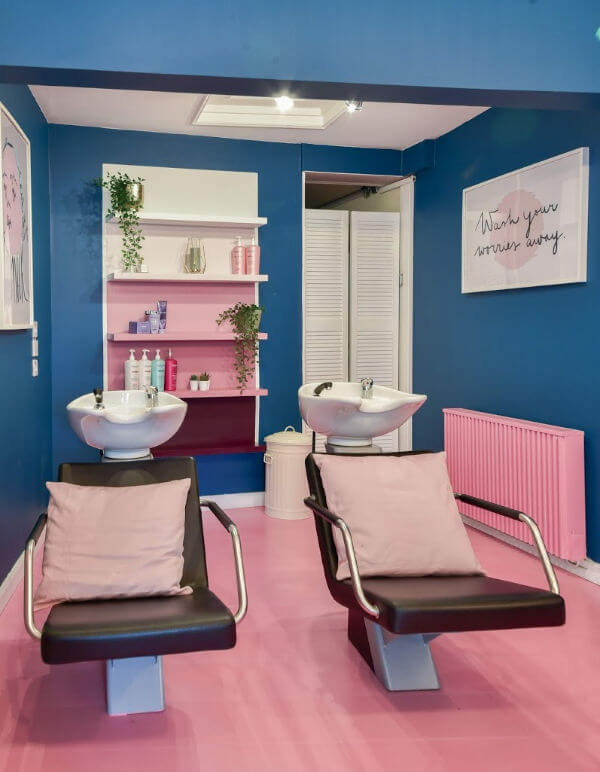 Rose & Wild Hair Salon Back Wash Sinks