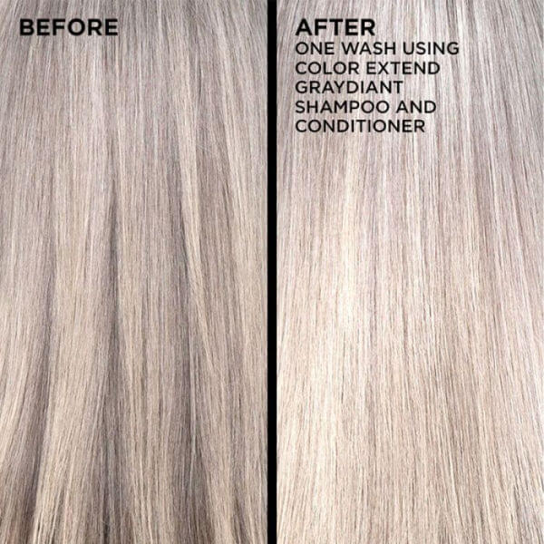 Redken Color Extend Graydiant Shampoo before and after results