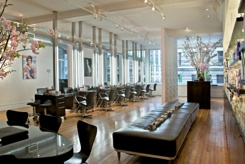 Ted Gibson hair salon in New York