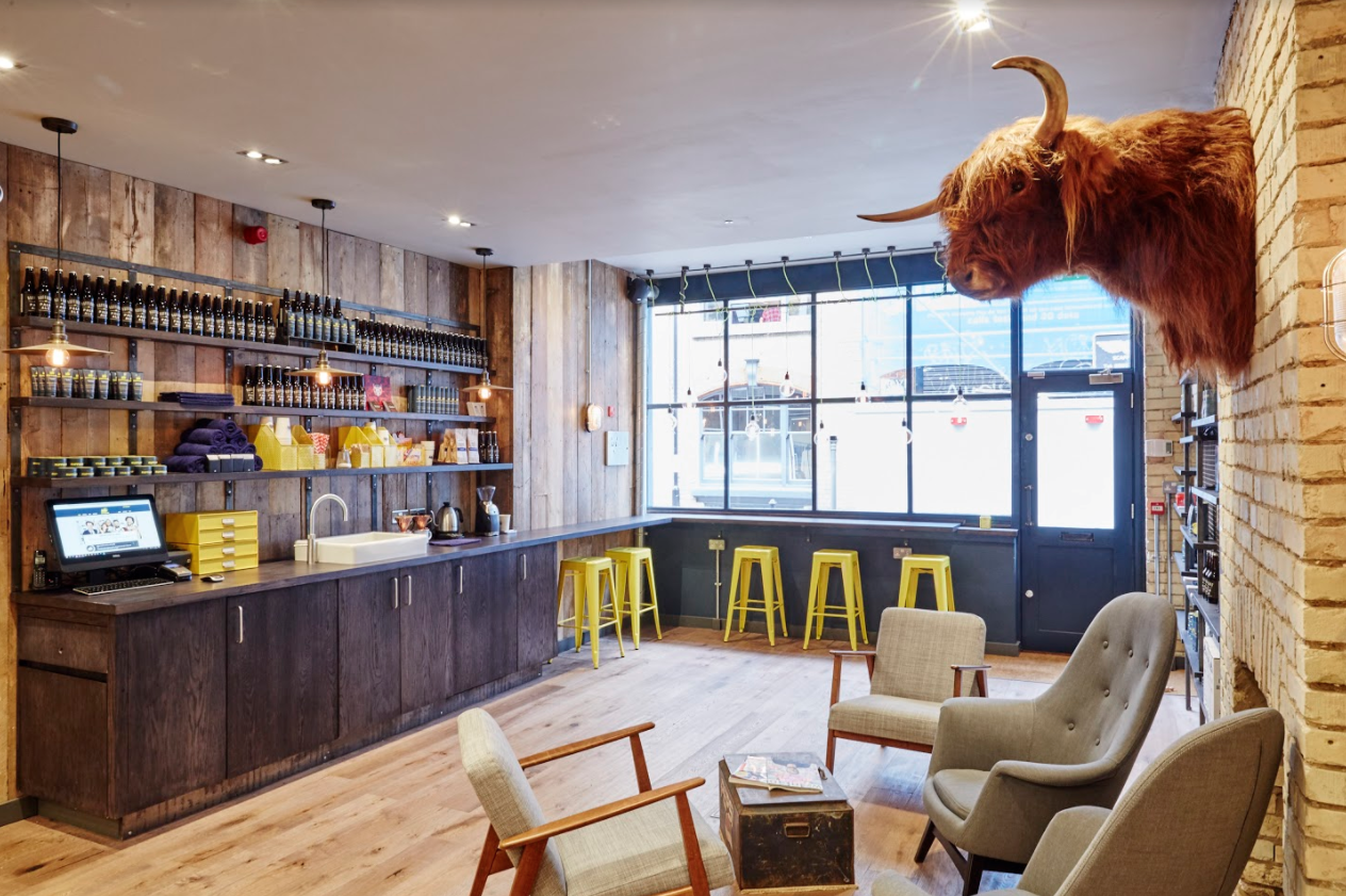 Ruffians Barbers Interior Shot