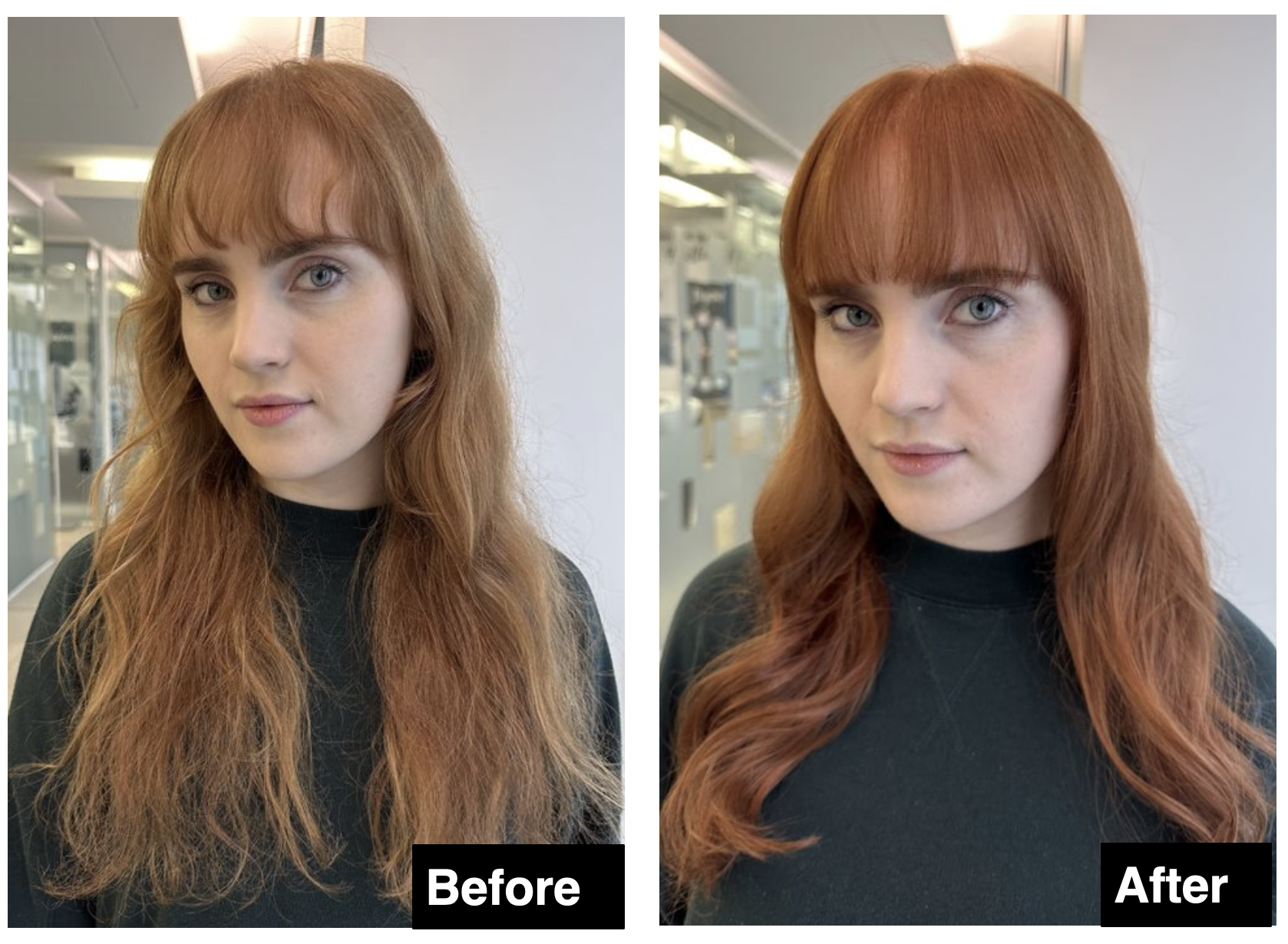 Loreal Inoa before and after