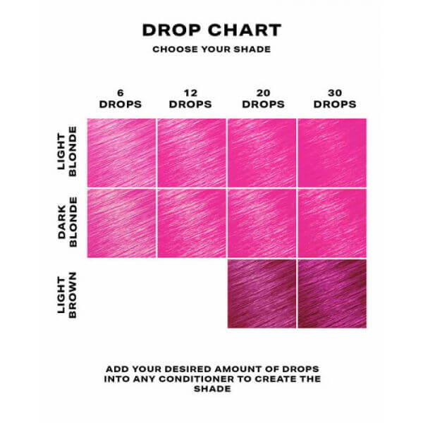 Shrine Drop It Hair Drops Kit Hot Pink 2