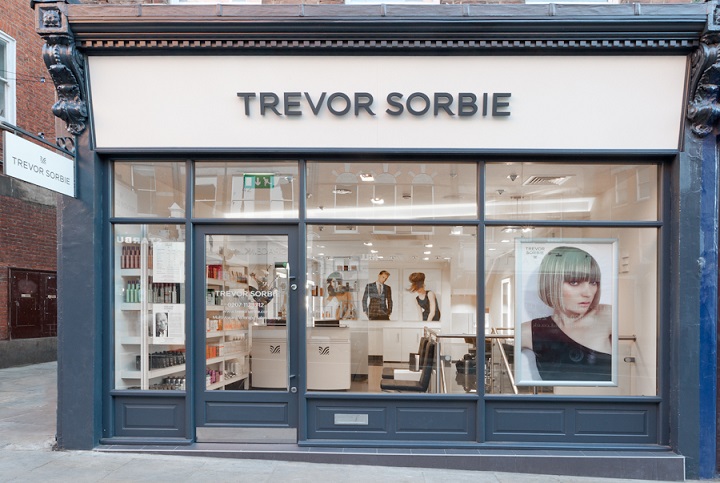 Trevor Sorbie shopfront front view Wordpress