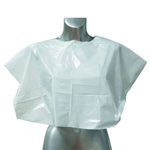 Disposable salon cape