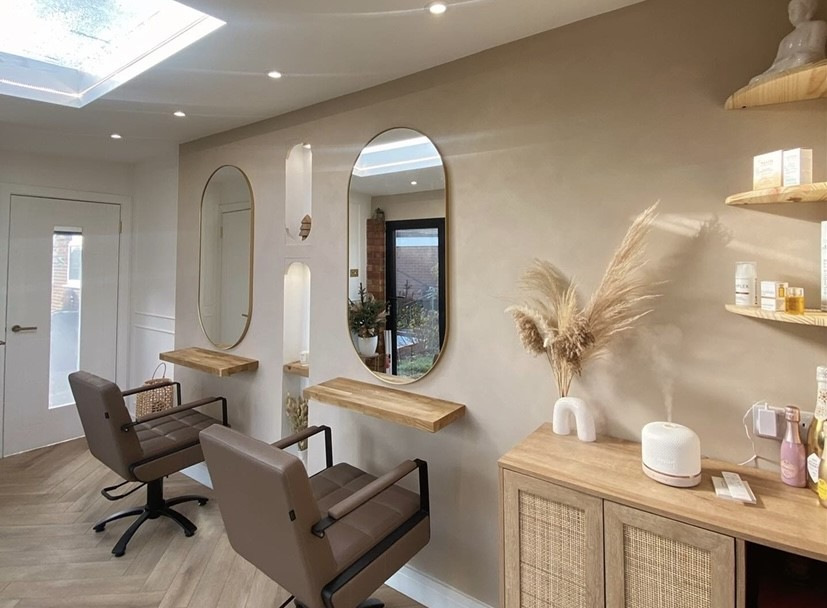 Interior shot of Chloe Miles' salon