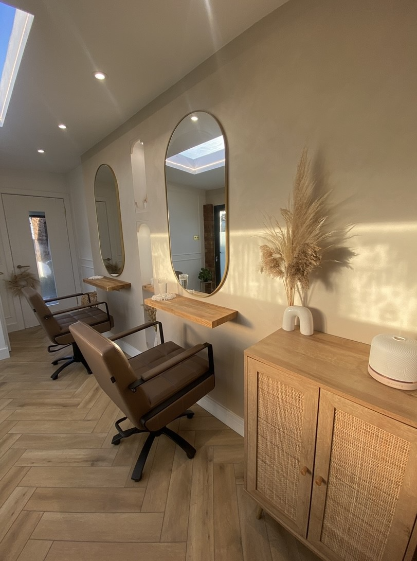 Interior shot of Chloe Miles' salon