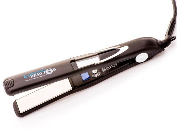 Electric Head Jog Titanium VIBE Straightener