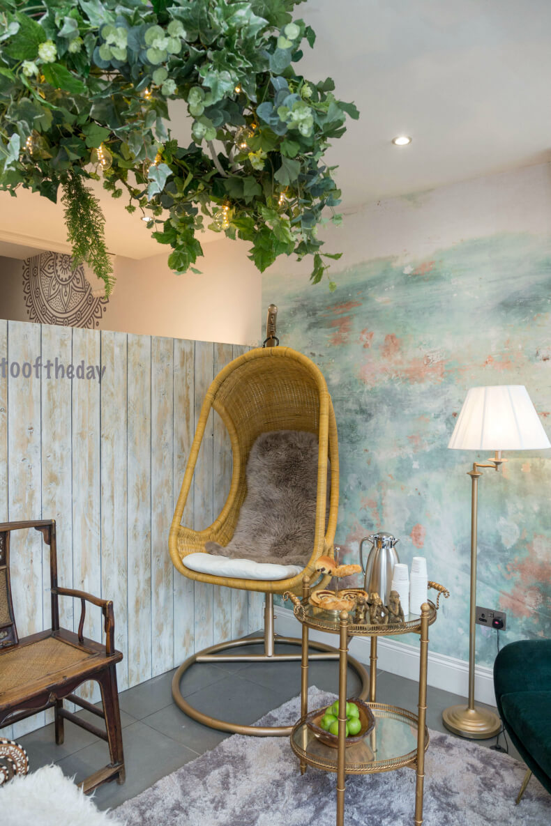 Nicholas Graham Salon sitting area