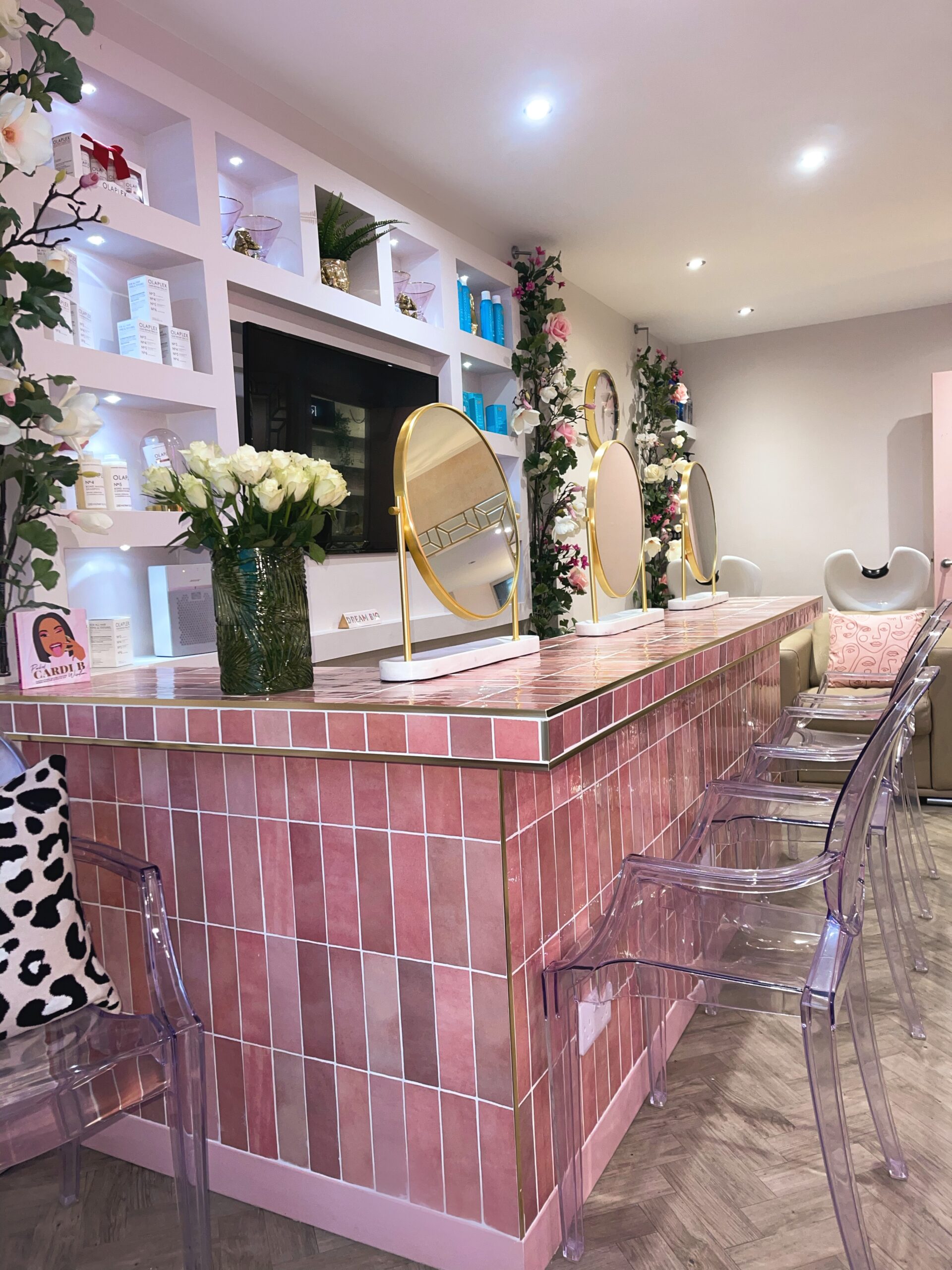 The blow dry bar is one of the most distinctive features of Wild Salon