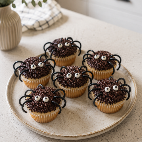 spinnen cupcakes