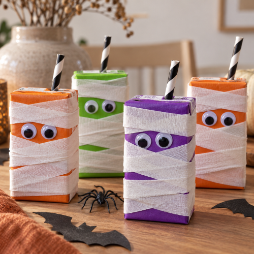 halloween traktatie, mummie drinken
