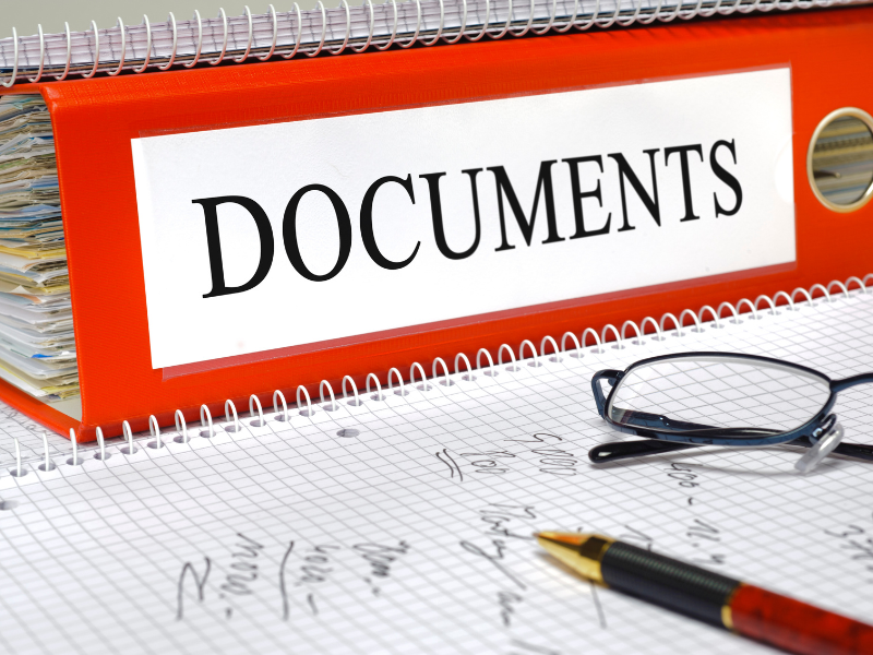 Emergency Documents for a Disaster