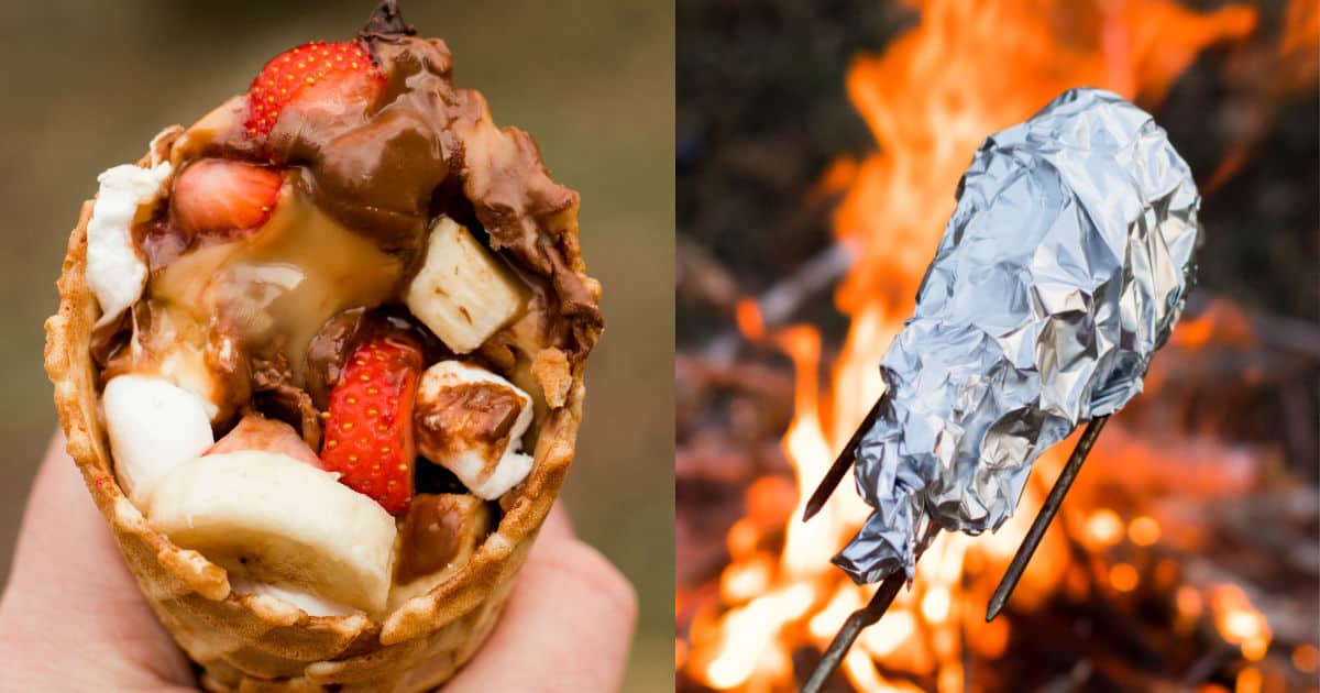 Campfire Cones - Stuff 'em, Wrap 'em, Grill 'em, EAT 'em!