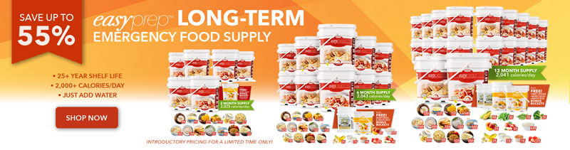 Shop EasyPrep Long Term Food Storage Kits