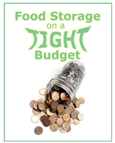 food storage on a tight budget