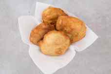 Frying bread in skillet