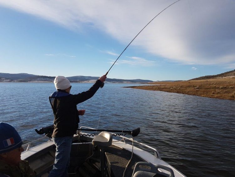 Casting to the shore brought the most interest