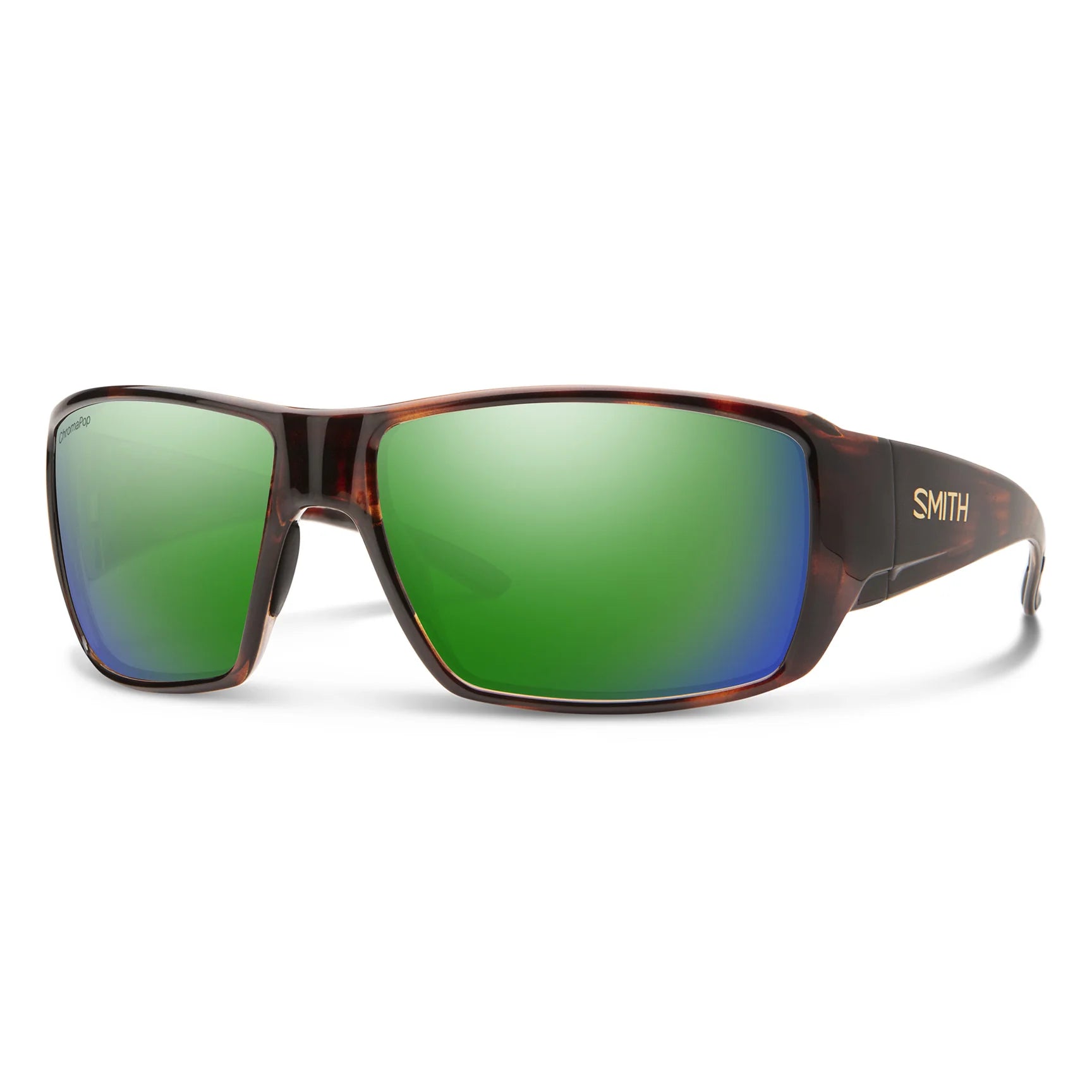 Smith Optics Guides Choice Matte Tortoise Chromapop Glass Polarchromic Brown Green Mirror