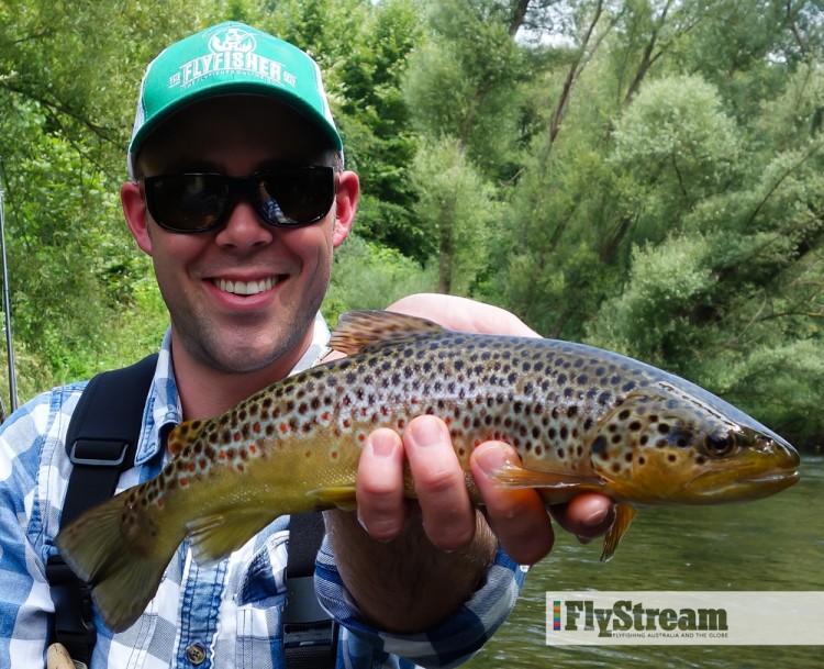 It's always a happy time when catch your first fish in a new country!