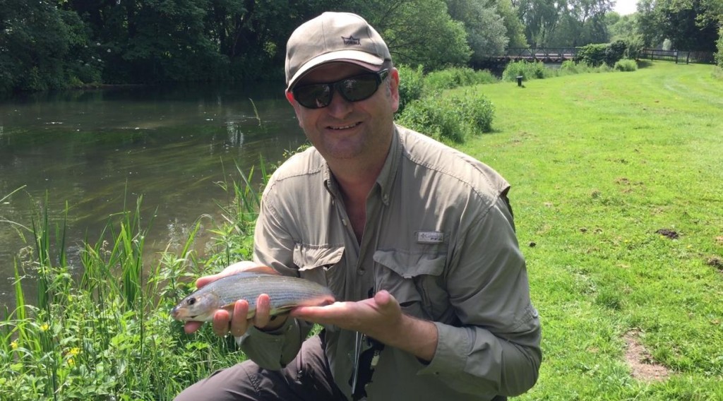 Grayling on the dry.