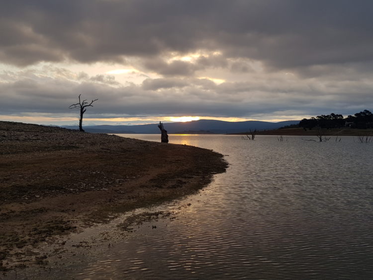 Cloudy skies are already clearing