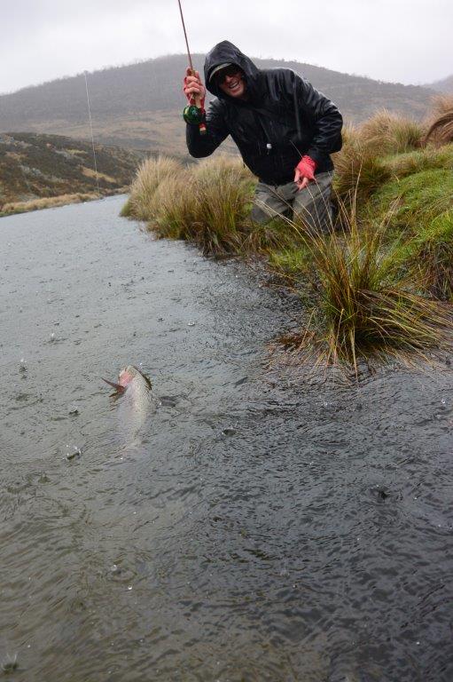 Nothing like a bit of cold, wild weather to build an appetite - especially when the good fishing keeps you out there in it for hours.