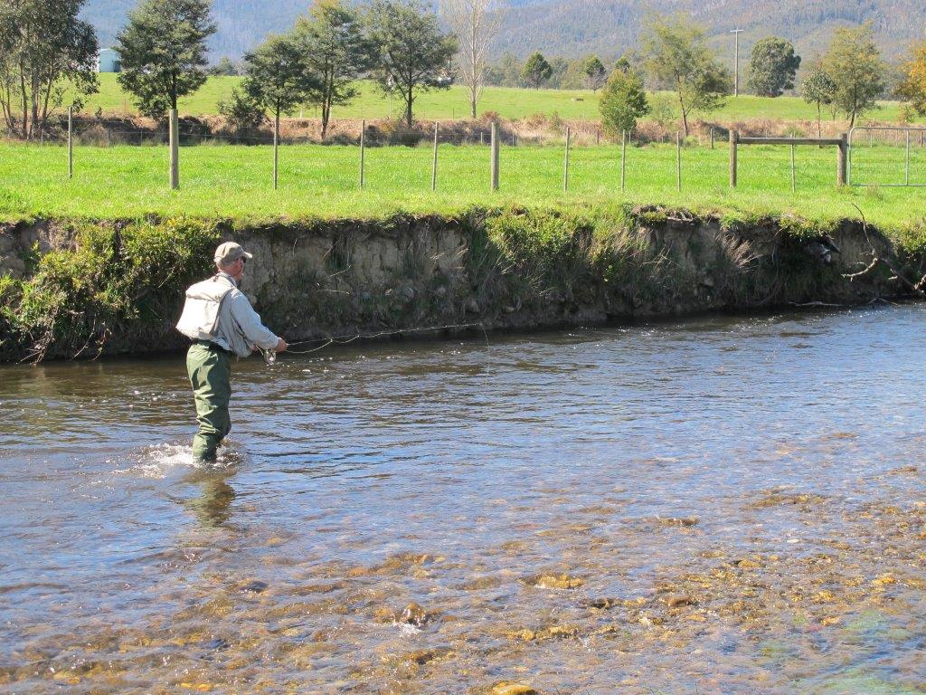 This stretch of stream might be comfortable to fish, but the lack of bankside vegetation will leave it exposed to the full summer sun.