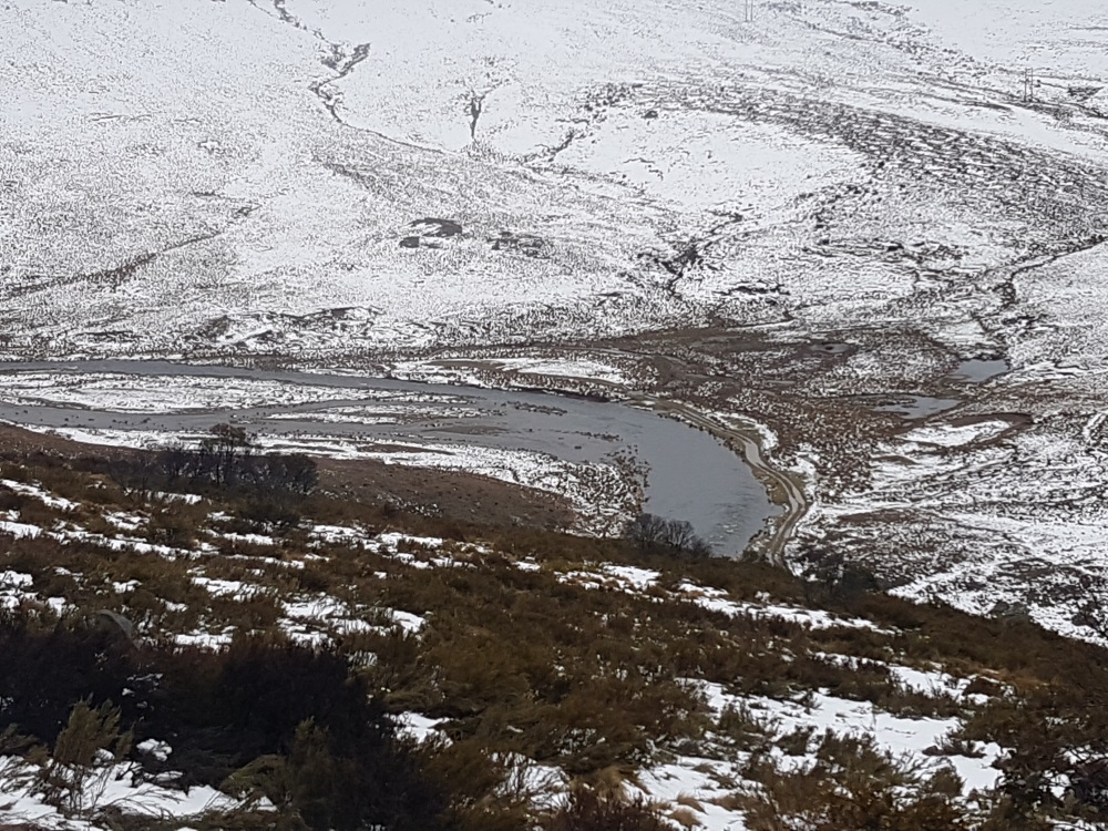 The Eucumbene River downstream of the Kiandra Road Bridge
