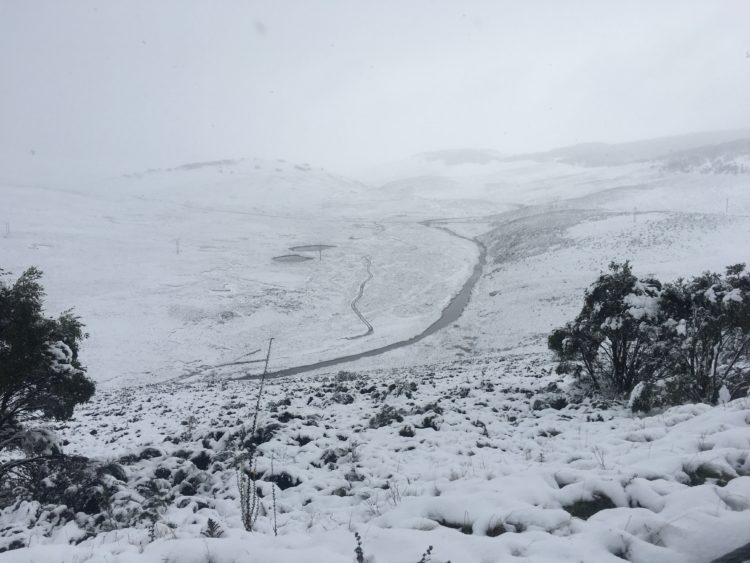 The Eucumbene River from the road overlooking Kiandra